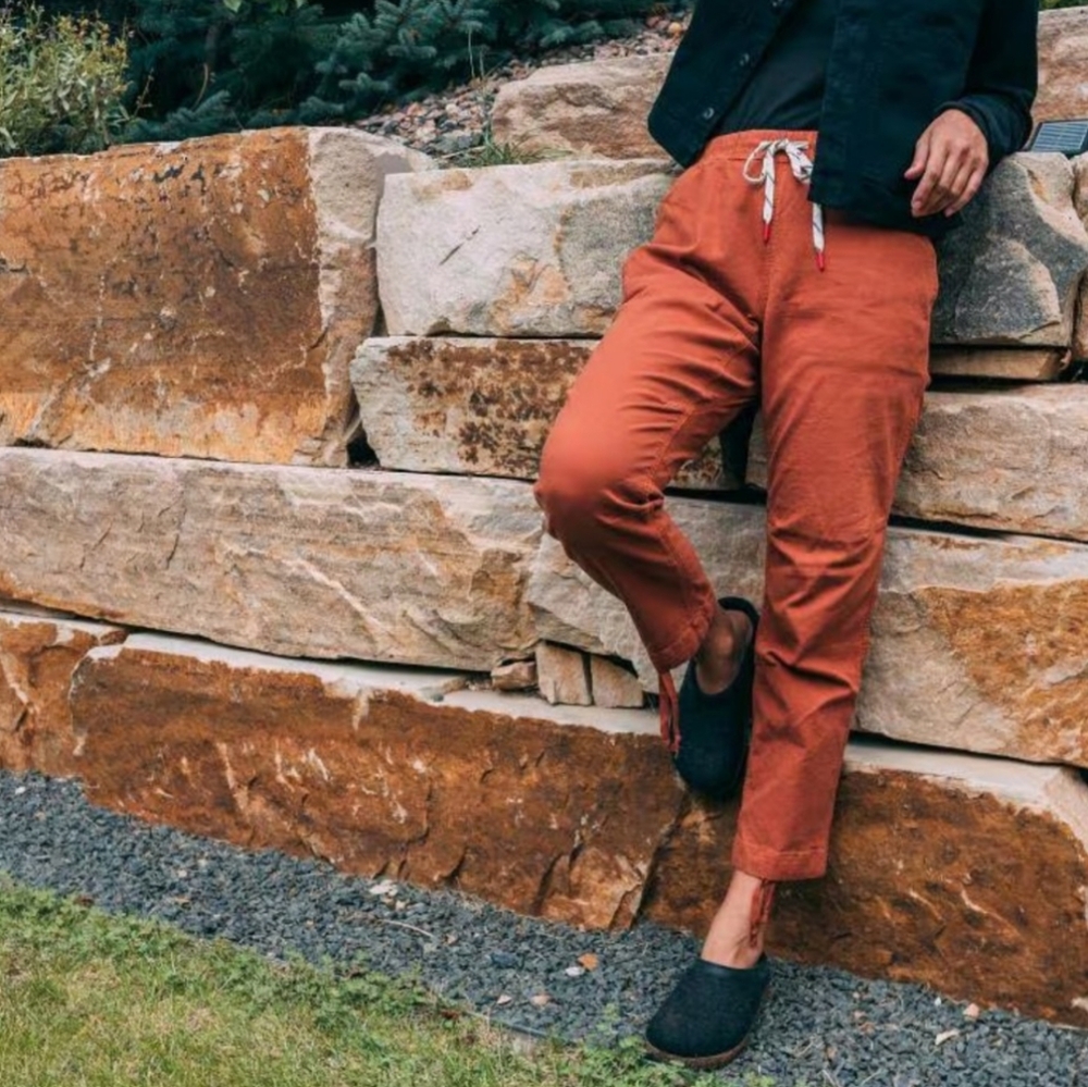 Topo Designs Rust Track Pants
